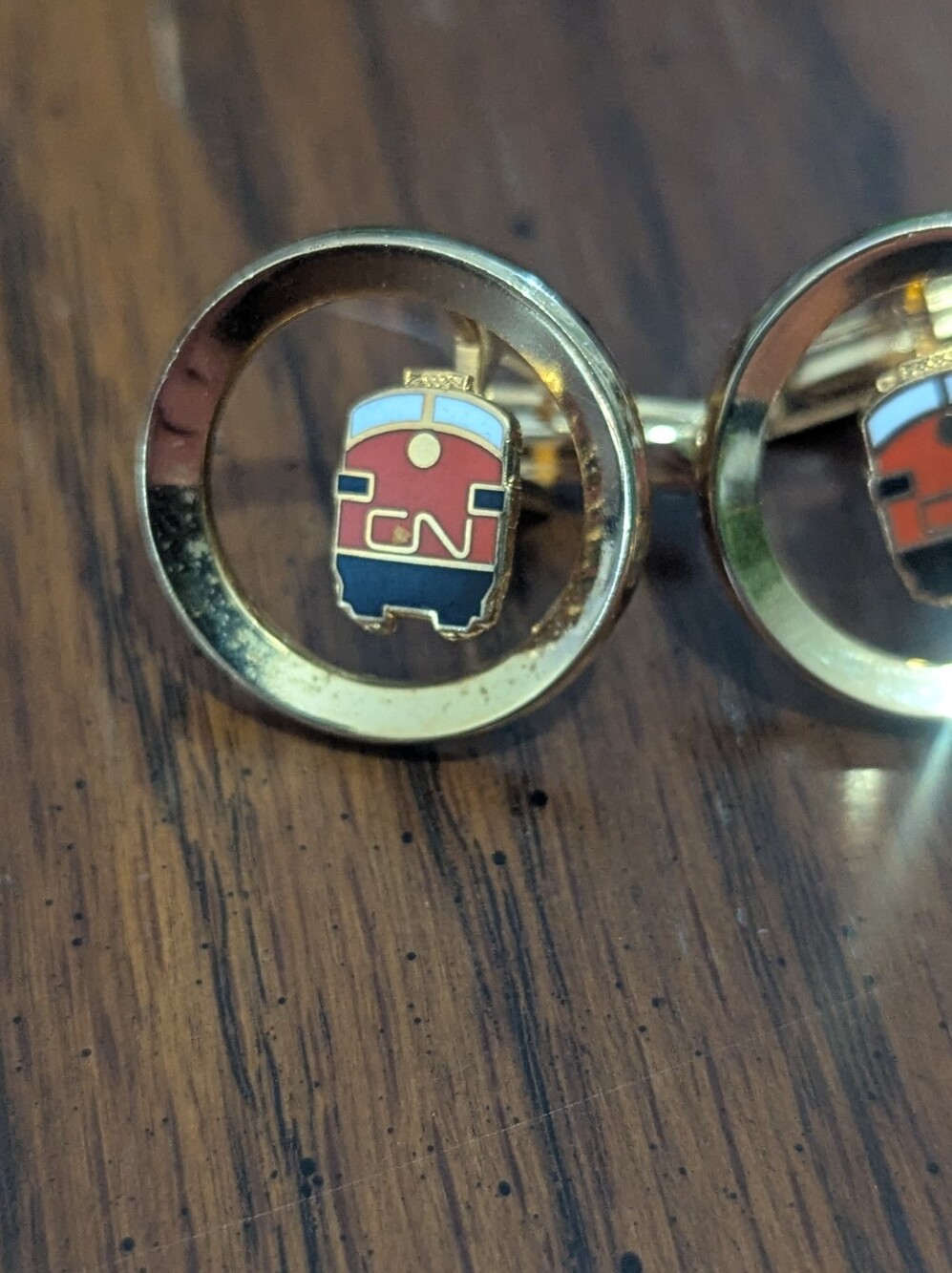 CN Enamel Cufflinks